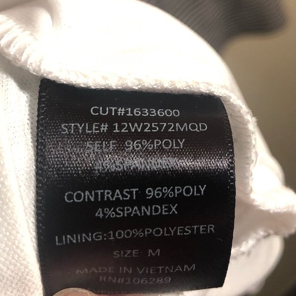 Blue Rain Floral and Striped Open Back Romper Medium - Picture 8 of 8